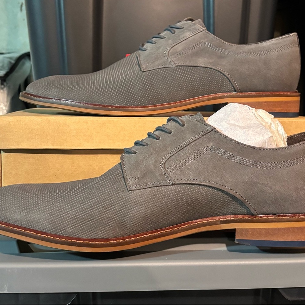 Steve Madden Charcoal Men's Oxfords